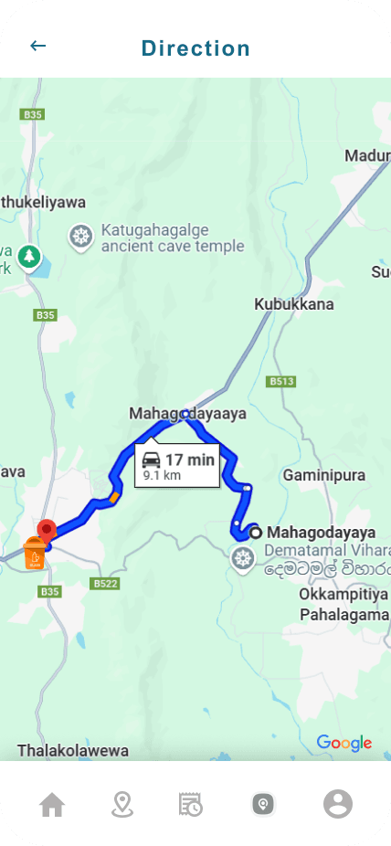 Direction Screen